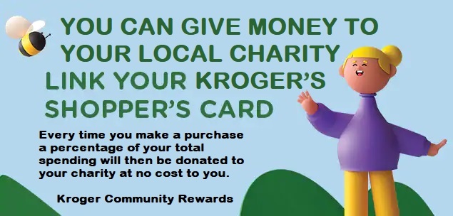 Link your Kroger Rewards card to CWJC of Nacogdoches and a percentage of your purchase will go to us without costing you anything.