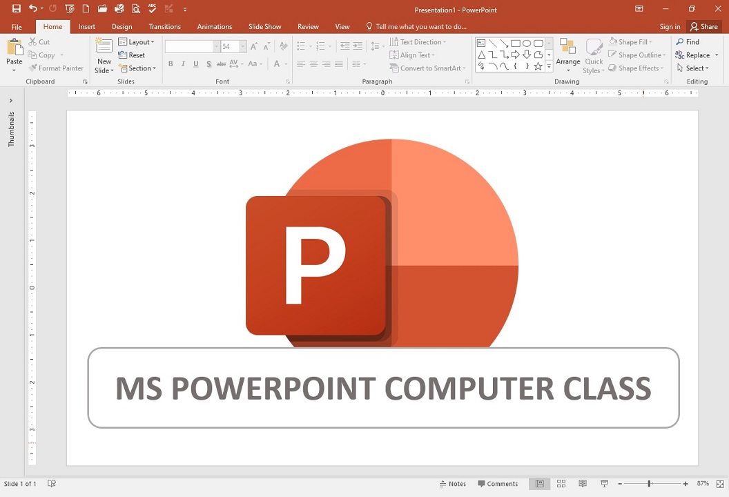 Understanding MS PowerPoint